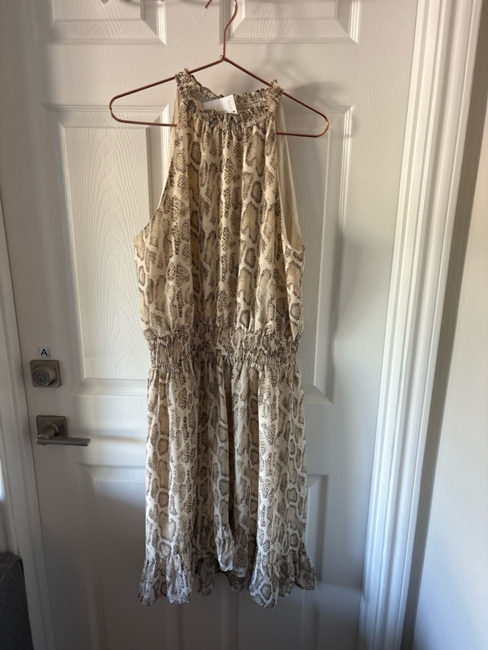 NWT TCEC Snake Print Dress Size L